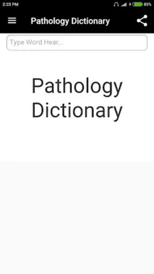 Pathology Dictionary android App screenshot 4